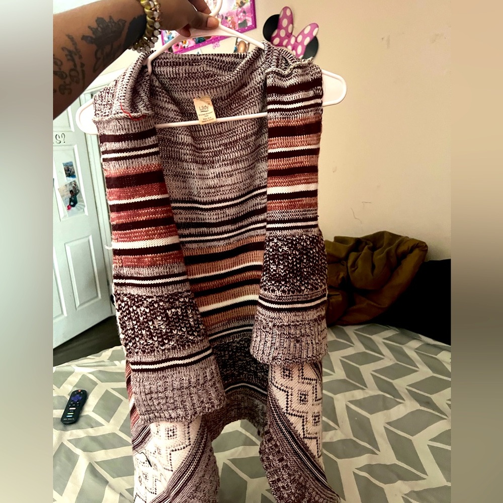 a printed vest